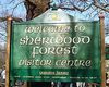 Sherwood Forest Visitor Centre sign